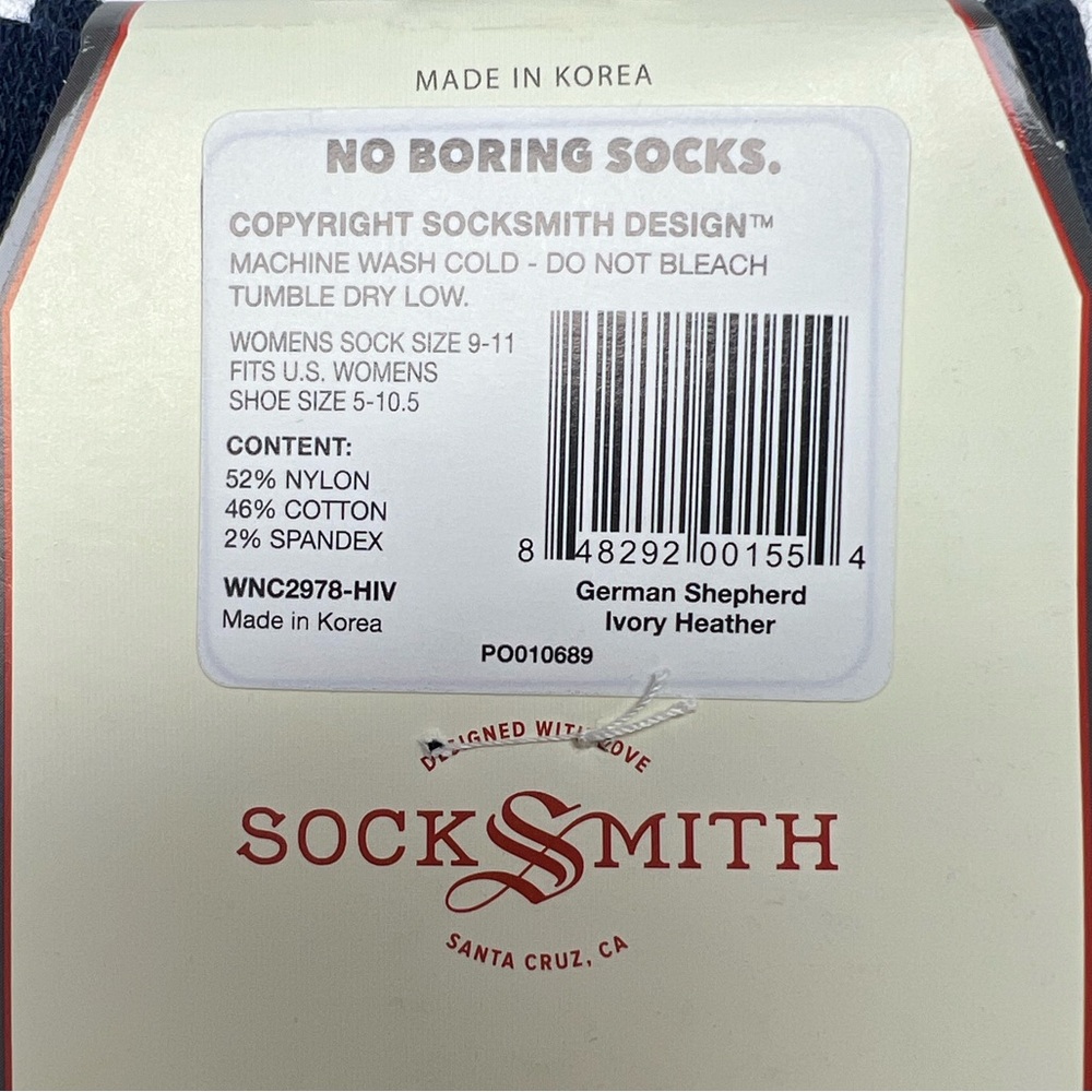 SockSmith boutique German Shepard socks. Brand new. - Picture 3 of 4